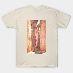 Statue Of Ramses II at Luxor Temple in Egypt T-Shirt